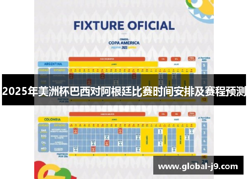 2025年美洲杯巴西对阿根廷比赛时间安排及赛程预测